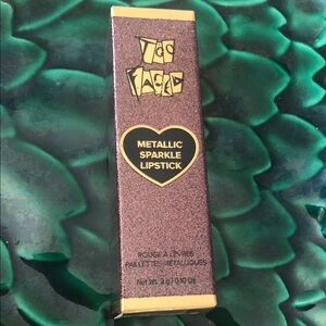 Too Faced Metallic Sparkle Lipstick in Glittering THAT GIRL
